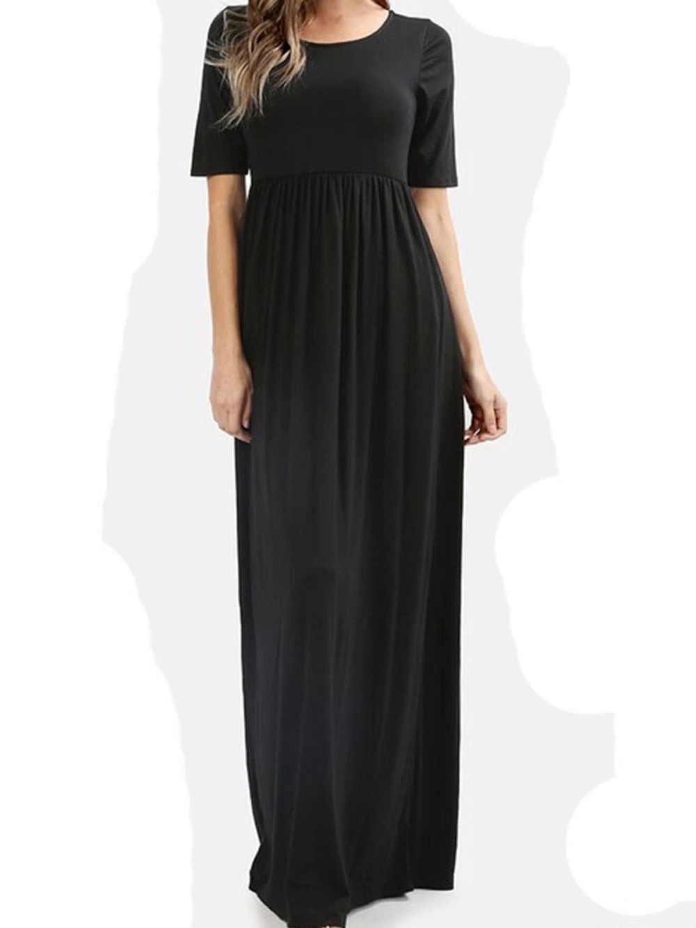 Zenana short sleeve knit maxi dress size xl